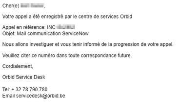 Service Now Ticket